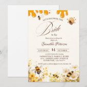 She found her honey Bee bridal shower Einladung (Vorne/Hinten)