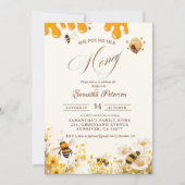 She found her honey Bee bridal shower Einladung (Vorderseite)