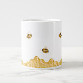 She Found Her Honey Bee Bridal Shower Favor Jumbo-Tasse (Vorderseite)