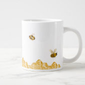 She Found Her Honey Bee Bridal Shower Favor Jumbo-Tasse (Rechts)