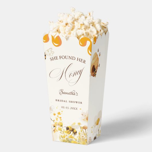 She found her honey Bee bridal shower Geschenkschachtel (Geplatzt)