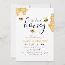 She Found Her Honey Bee Themed Bridal Shower