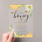She Found Her Honey Bee Themed Daisy Bridal Shower Acryleinladungen (Insitu (Handheld))
