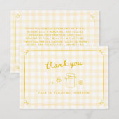 She Found Her Honey Bridal Shower Dankeskarte (Vorne/Hinten)