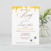 She Found her Honey Bridal Shower Invitation Einladung (Stehend Vorderseite)