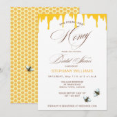 She Found her Honey Bridal Shower Invitation Einladung (Vorne/Hinten)