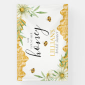 She Found Her Honey Daisy Bee Bridal Shower Banner (Vertikal)