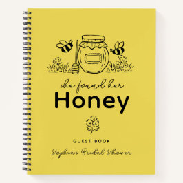 She found her Honey Hand-drawn Bridal Shower Notizblock