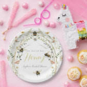 She found her Honey Wildflower Bridal Shower Pappteller (Party)