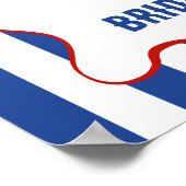 She Found Her Lobster Nautical Bridal Shower Poster (Ecke)