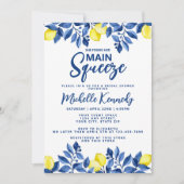 She Found Her Main Squeeze Bridal Shower Einladung (Vorderseite)