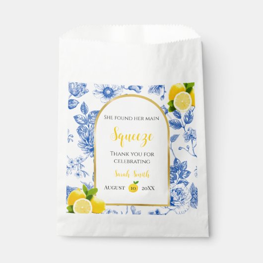 She Found Her Main Squeeze Bridal Shower Geschenktütchen (Vorderseite)