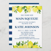 She Found Her Main Squeeze Bridal Shower Invite Einladung (Vorne/Hinten)