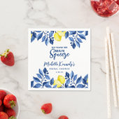 She Found Her Main Squeeze Bridal Shower Serviette (Beispiel)