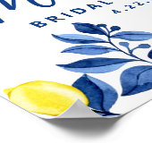 She Found Her Main Squeeze Bridal Shower Sign Poster (Ecke)