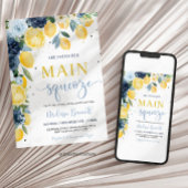 She Found Her Main Squeeze Lemon Bridal Shower Einladung