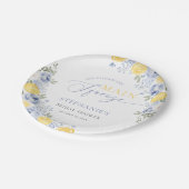 She Found Her Main Squeeze Lemon Bridal Shower Pappteller (Schrägansicht)