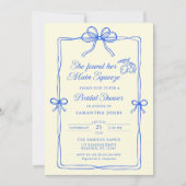 She Found Her Main Squeeze Lemons Bridal Shower Einladung (Vorderseite)