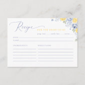 She Found Her Main Squeeze Recipe Card Begleitkarte (Vorderseite)