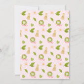 She Found Her Perfect Matcha Green Bridal Shower Einladung (Rückseite)