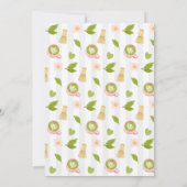 She Found Her Perfect Matcha Green Bridal Shower Einladung (Rückseite)