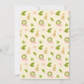 She Found Her Perfect Matcha Green Bridal Shower Einladung (Rückseite)