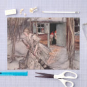 "She Found Ripe Strawberries" von Arthur Rackham Seidenpapier (Handwerk)