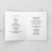 "She Hears Our Cries" Greeting Card, Poem Inside Karte (Innenseite)