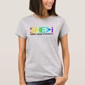 SHE>i Seht sich selbst empowervoll T-Shirt (Vorderseite)