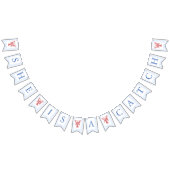 She Is A Catch Coastal Hamptons Bachelorette Wimpelkette (Alle)