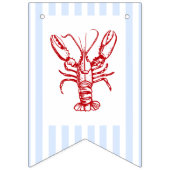 She Is A Catch Coastal Hamptons Bachelorette Wimpelkette (Erste Fahne)