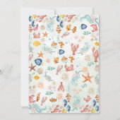 She is a Catch Coastal Lobester Bridal Shower Einladung (Rückseite)