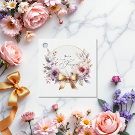 "She is a Extravagant One" Floral Bow Girl 1. Gebu Geschenkanhänger