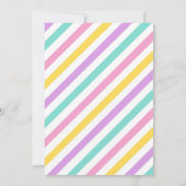 She is a Sweet One Birthday Party Invitation Einladung (Rückseite)