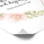 She Is Clothed in Strength and Dignity Floral Fotodruck (Ecke)