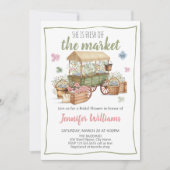 She Is Fresh Off The Market Bridal Shower Einladung (Vorderseite)