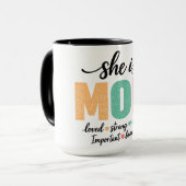 She Is Mom Mug Tasse (Vorderseite Links)