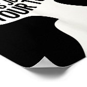 She Is Not Yours It Is Just Your Turn  Poster (Ecke)