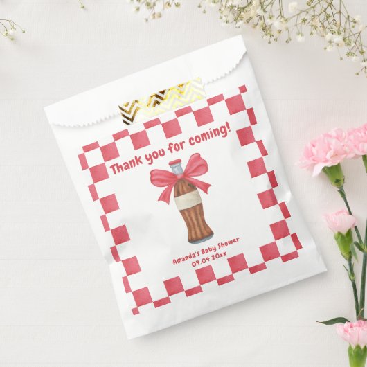 She is Ready to Pop Soda Bottle Baby Shower Geschenktütchen (Versiegelt)