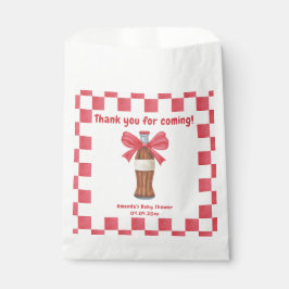 She is Ready to Pop Soda Bottle Baby Shower Geschenktütchen