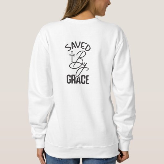 She is Strong" Collection – Proverbs 31:25 Sweatshirt (Rückseite)