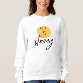 She Is Strong Cross Graphic T-Shirt Sweatshirt