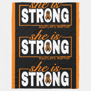 SHE IS STRONG...RSD/CRPS FLEECEDECKE