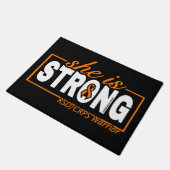 SHE IS STRONG...RSD/CRPS FUßMATTE (Schrägansicht)