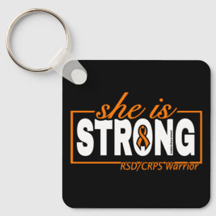 SHE IS STRONG...RSD/CRPS SCHLÜSSELANHÄNGER