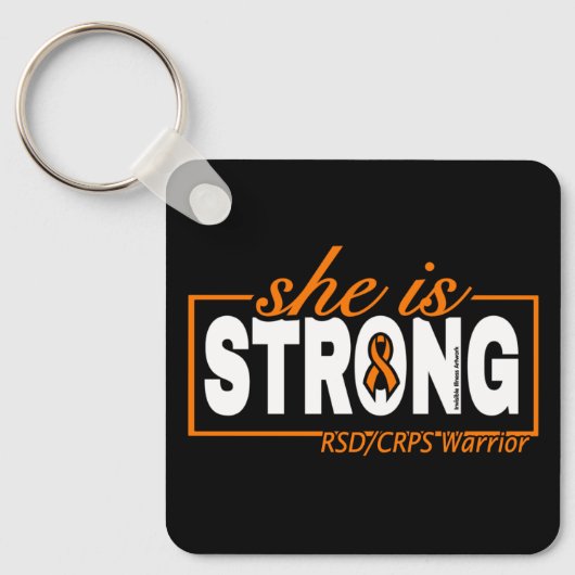 SHE IS STRONG...RSD/CRPS SCHLÜSSELANHÄNGER (Vorderseite)