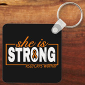 SHE IS STRONG...RSD/CRPS SCHLÜSSELANHÄNGER (Rückseite)