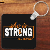 SHE IS STRONG... SCHLÜSSELANHÄNGER (Rückseite)
