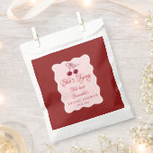 She is tying the knot Bridal Shower Geschenktütchen (Ausgeschnitten)