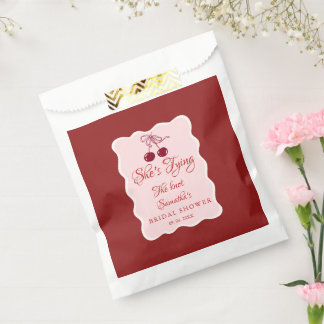 She is tying the knot Bridal Shower Geschenktütchen